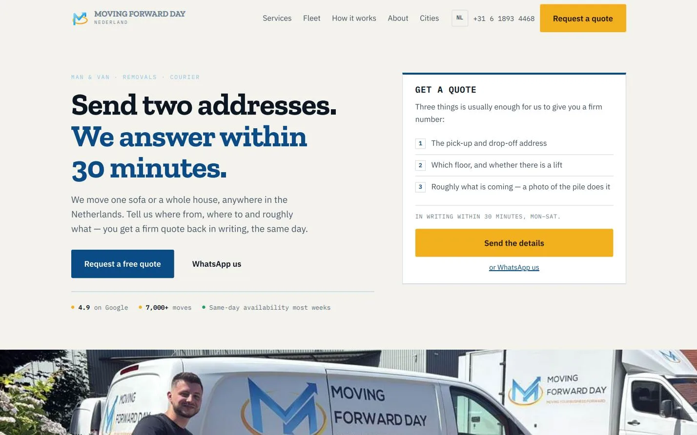 Moving Forward Day — Meertalige site